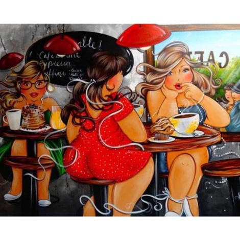 Chubby Woman Diamond Painting Kits