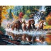 Forest Horses Diamond Painting