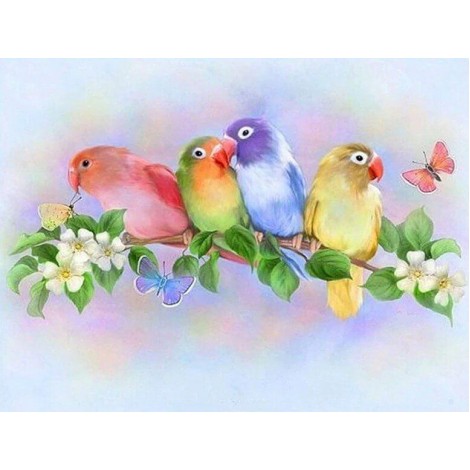 Love Birds DIY Diamond painting Kit
