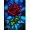 Lovely Rose - Stained Glass Painting