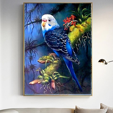 Adorable Blue Australian Parrot