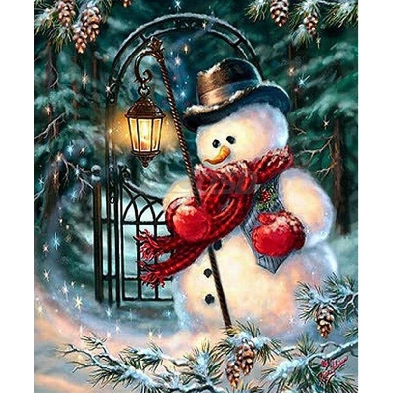 Snowman and a Light ...