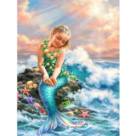 Adorable Little Mermaid Painting Kit