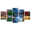 Beautiful 5 Piece Seasons Diamond Painting - Wall Art