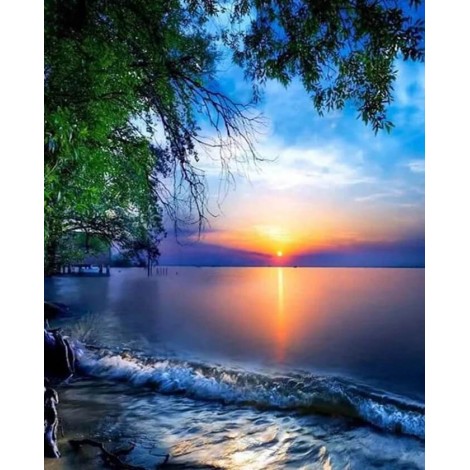 Beautiful  Sunset View Painting Kit