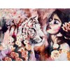 Incredible Tiger & the Beautiful Lady Diamond Art