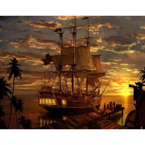 Pirates Ship Diamond Art Kit