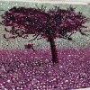 Purple Love Heart Tree - Special Diamond Painting