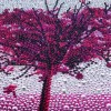 Purple Love Heart Tree - Special Diamond Painting
