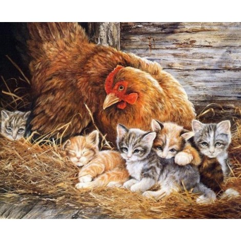 Kittens & Chicken Painting Kit