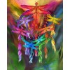 Beautiful Colorful Dragonflies - Paint by Diamonds