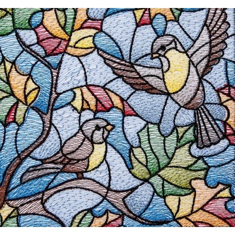 Birds with Special Shaped Diamond Painting