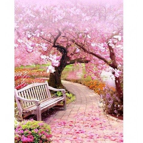 Graceful Pink Blossom Trees