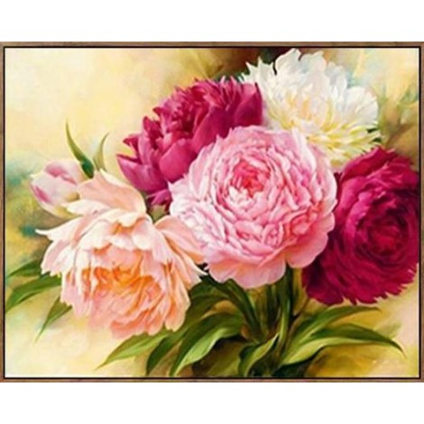 Peony Flowers Painting Kit