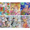 Colorful Artistic Cat Diamond Art Painting Kit