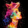 Abstract Wolf Lady Diamond Painting