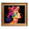 Abstract Wolf Lady Diamond Painting