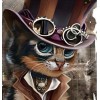 Gangster Cat Diamond Painting Kit