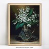 Beautiful Small White Flowers Painting