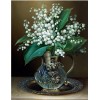 Beautiful Small White Flowers Painting