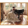 Waiting Bride and Piano Painting Kit for Adults