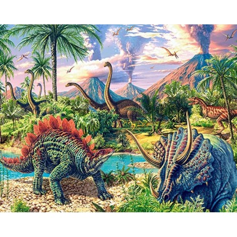 Incredible Dinosaurs & Dragons Diamond Painting