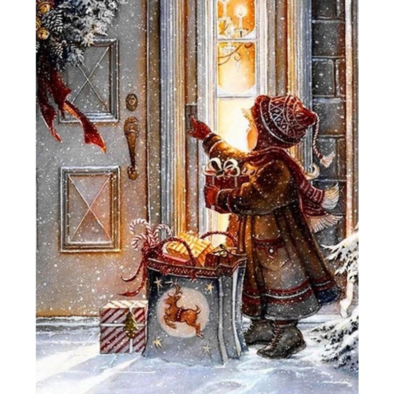 Little Girl with Gif...