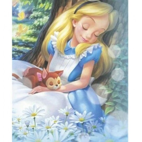 Beautiful Diamond Art Kit of Alice in Wonderland Disney