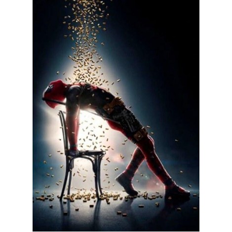 Dead Pool Bullet Shower - Diamond Art