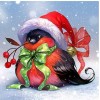 Adorable Santa Birdie