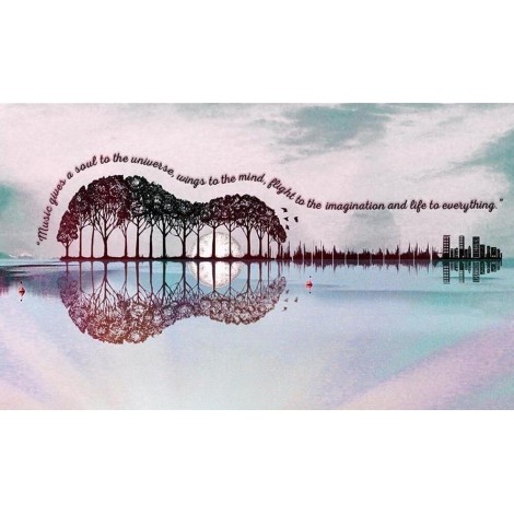 Incredible Big Guitar Diamond Painting