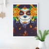 Halloween Women and Flowers - Special Diamond Painting