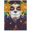 Halloween Women and Flowers - Special Diamond Painting