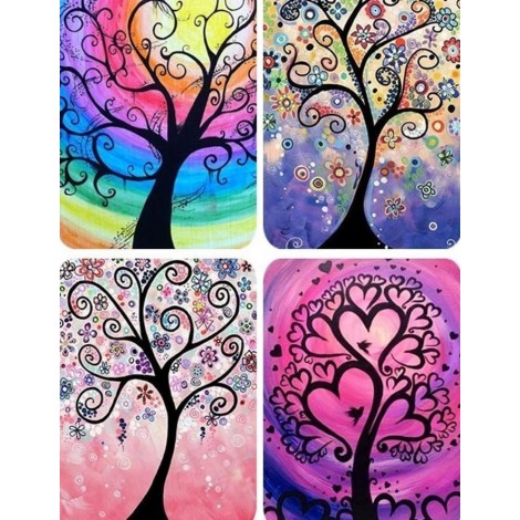 Amazing Artistic Trees Diamond Painting Kit