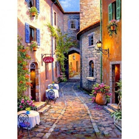 Cobblestone Street View Painting Kit