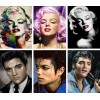 Charming Marilyn Monroe, Elvis & Michael Jackson Diamond Painting Kits