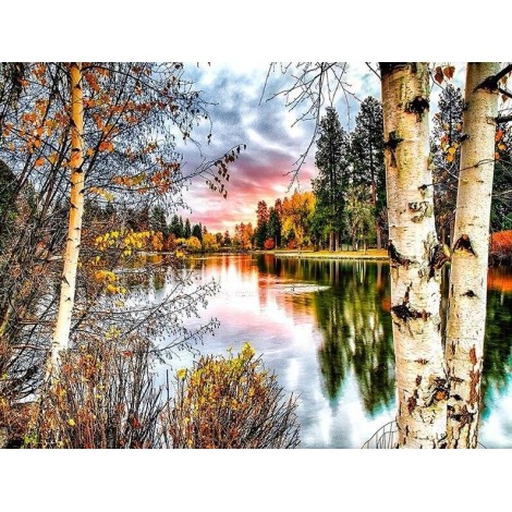 Lake & Forest Diamond Painting Kit