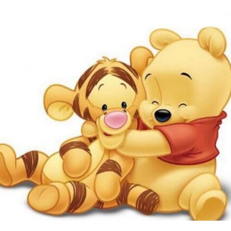 Winnie the Pooh & Tiger Diamond Art