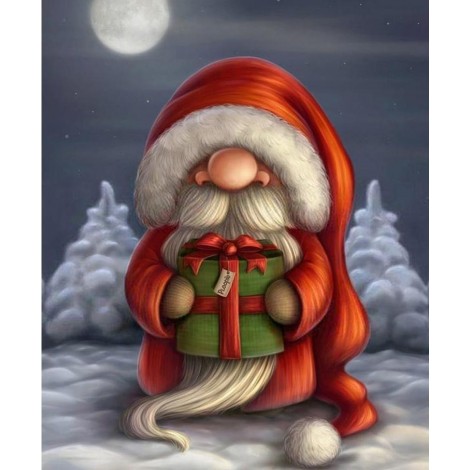 Cartoon Cute Santa on Christmas Diamond Painting Kits