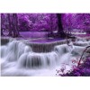 Purple Beautiful Landscape & Waterfalls
