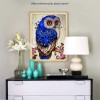 Amazing Blue Owl Diamond Painting Kit