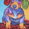 Adorable Colorful Puppy - Special Diamond Painting