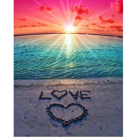 Love on the Beach Diamond Painting