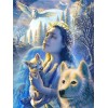 Goddess of the Wolves & Owl