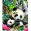 Panda with Baby - Paint with Diamonds