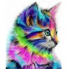 Big Colorful Cat Diamond Painting for your Wall