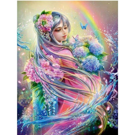 Gorgeous Colorful Fairy Princess Diamond Painting