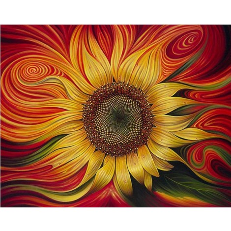 Awesome Artistic Sunflower Painting
