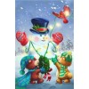 Elegant Snowman DIY Paintings