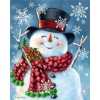 Elegant Snowman DIY Paintings